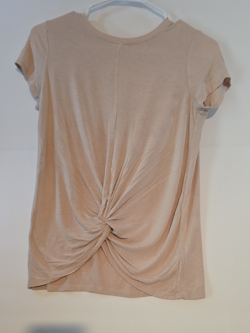 art class Short-Sleeve Twist-Front Tee - Beige #53